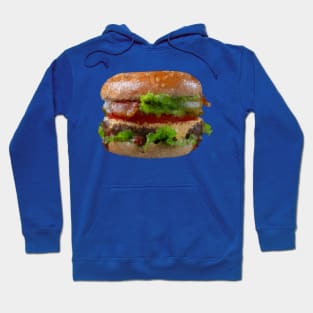 Low Poly Burger Hoodie